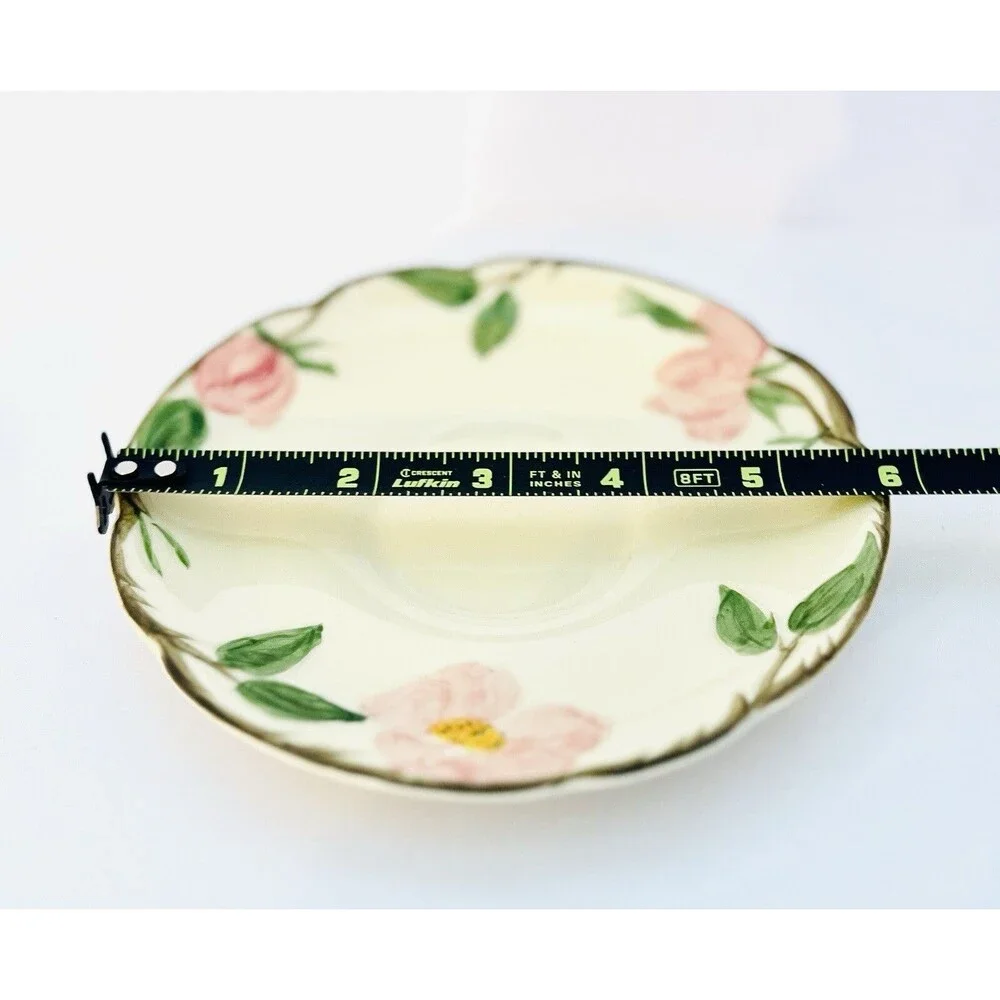 Franciscan Desert Rose Tea Cup & Saucer USA Pink Floral Vintage Replacement